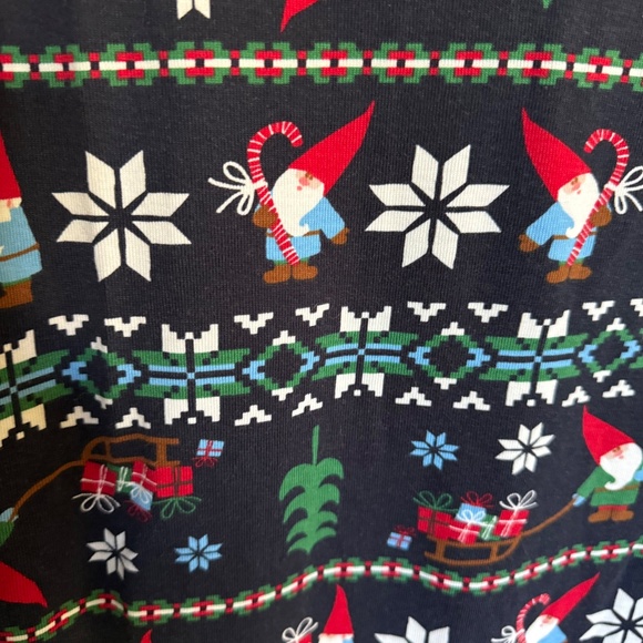 Hannah Andersson Gnome Sweet Gnome Holiday Nightgown Adult Size Small - Picture 4 of 10